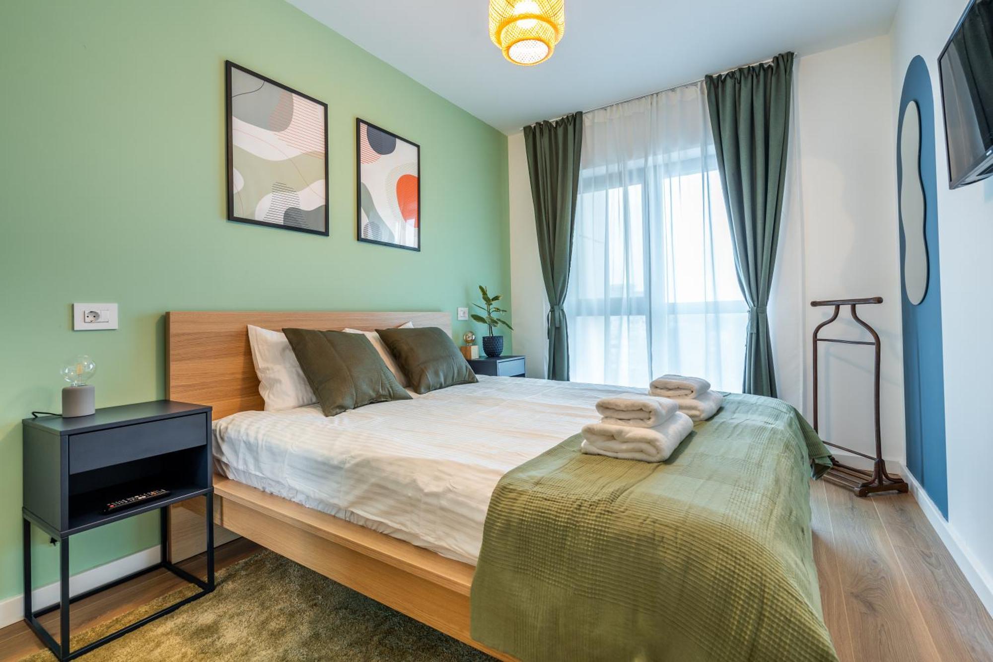 The Evergreen 1br - Romexpo, Piata Presei Apartment *