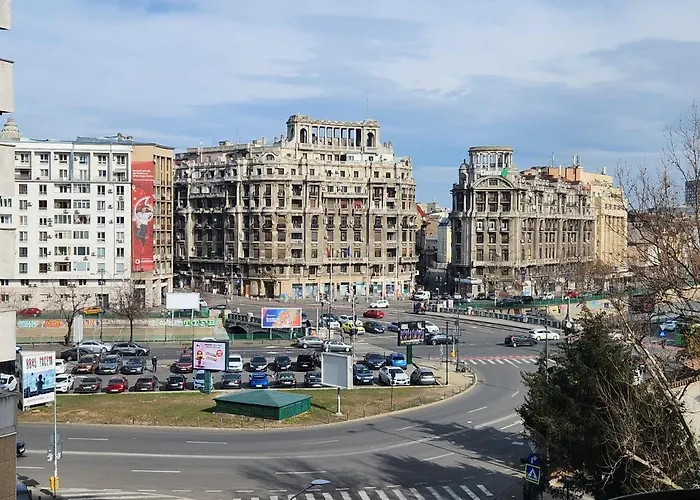 Old Town In The Center Of Bucharest City