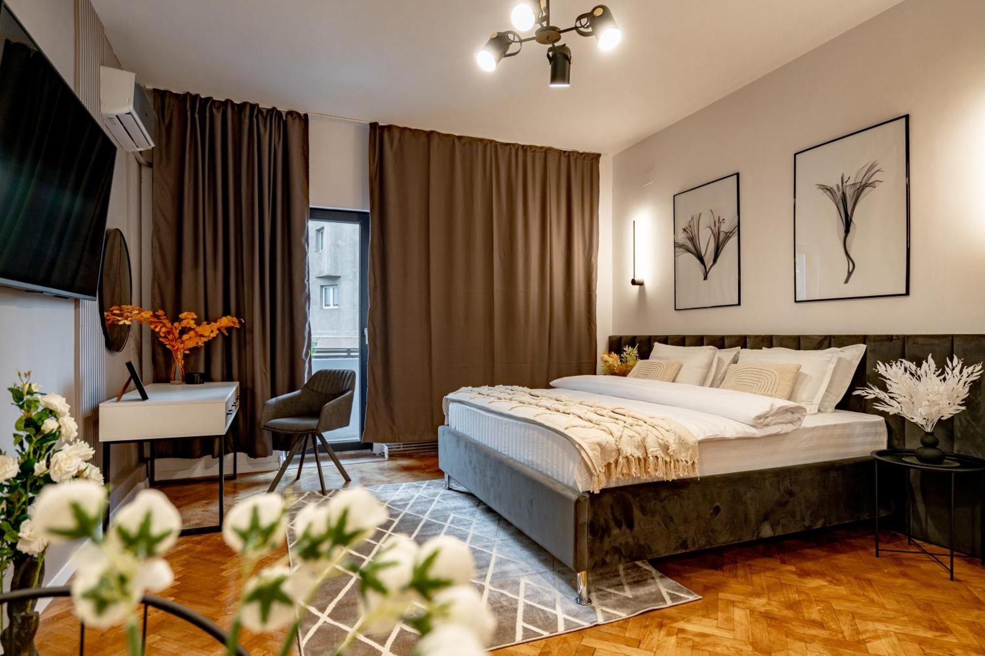 Piata Natiunilor Unite Studios: Where Style Meets Bucharest's Pulse Apartamento Bucareste