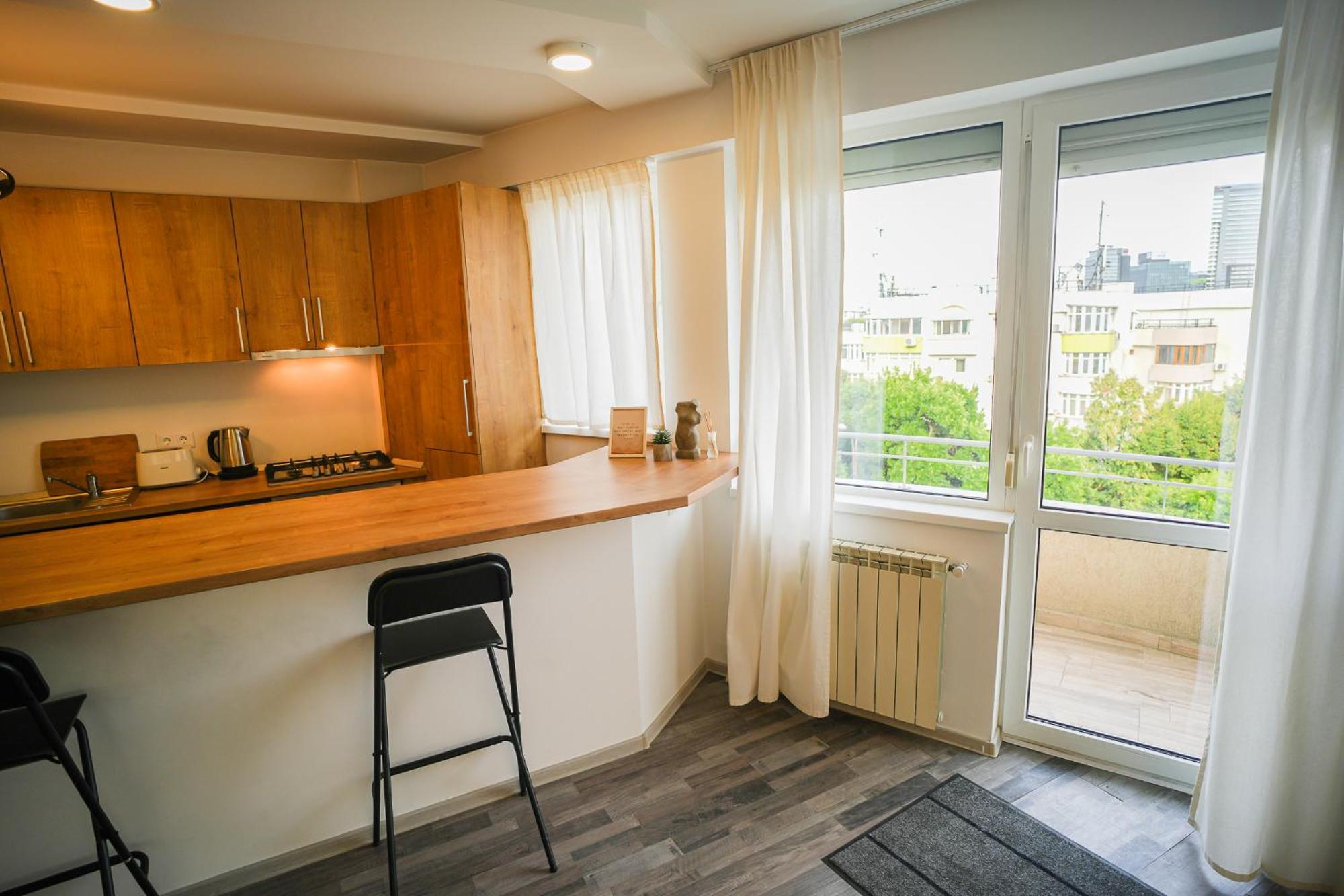 Penthouse With Huge Rooftop Terrace & View * Bucharest