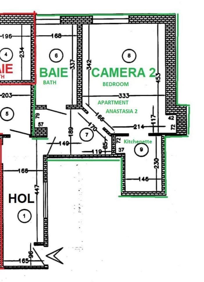 Apartament Anastasia Balcescu 2 Self Check Code In From 2pm Only Microwave *