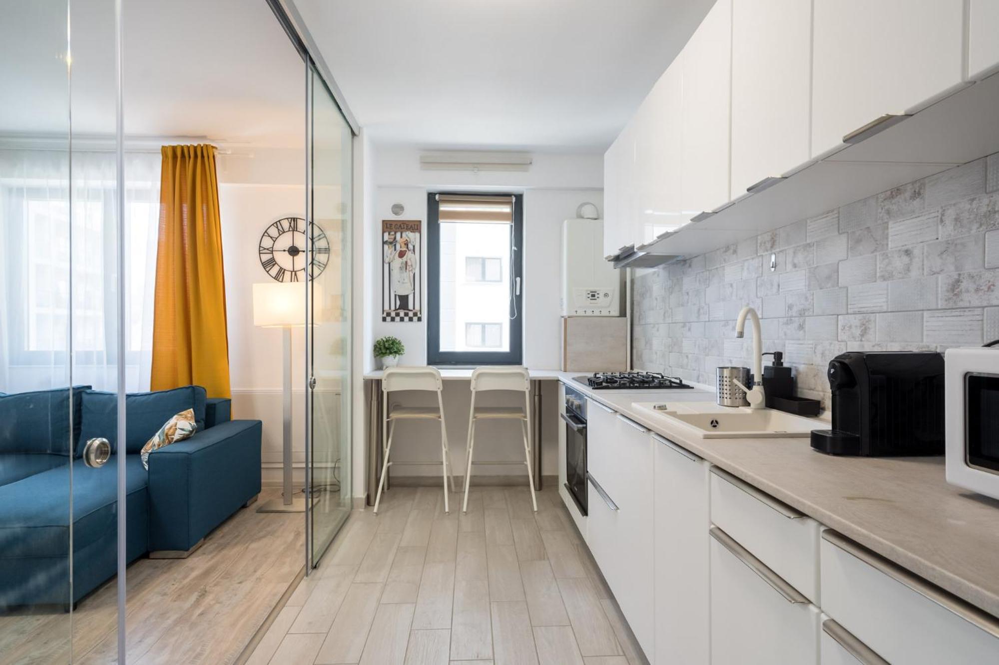 The Painter - Timpuri Noi 1br With Parking Apartment Bucharest