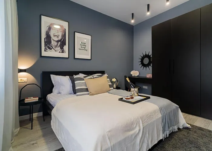Chic Black & White 2Br Retreat On Dambovitei