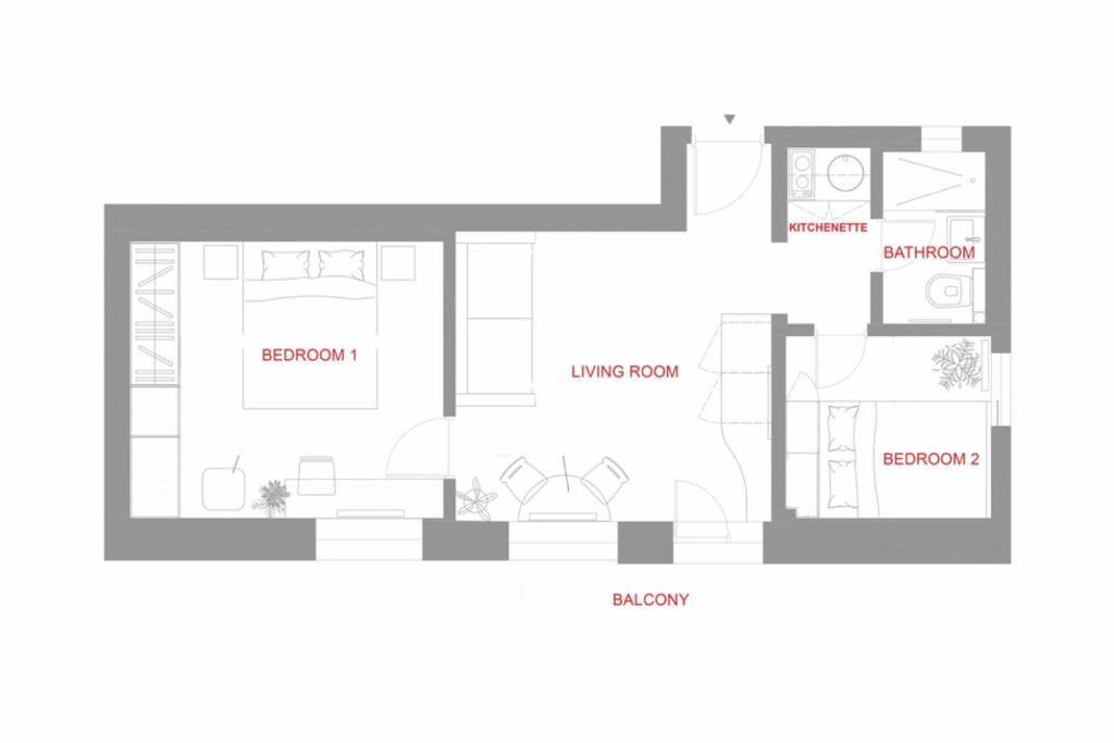 Beautiful - Location - Netflix+balcony Apartment *