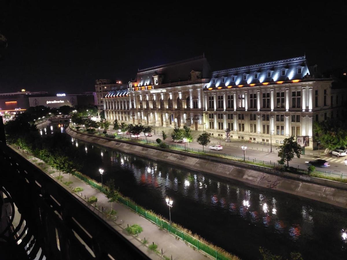 Moonlight River With Balcony Old Town * Bucareste