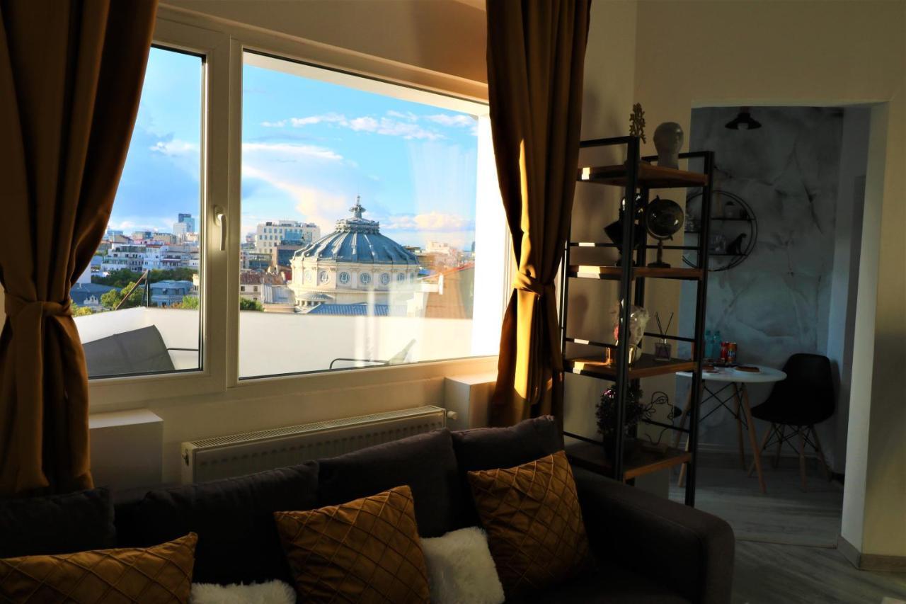 Athenee Palace - Panoramic View Terrace & Balcony - Free Minibar Apartament