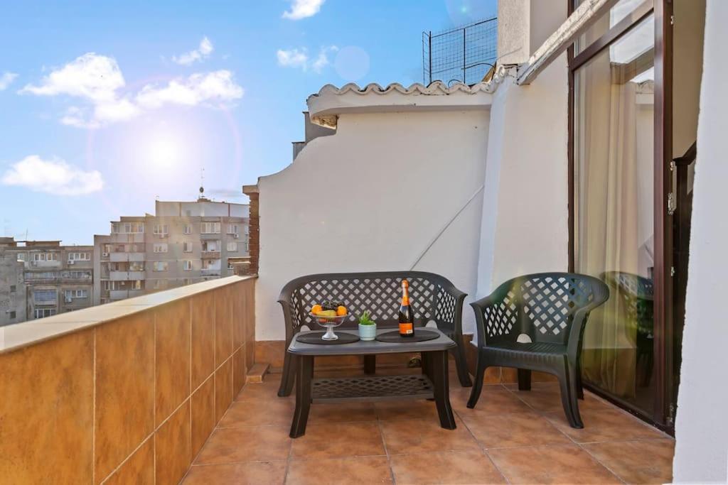 Central Penthouse Studio With Bbq & Jacuzzi Apartament *