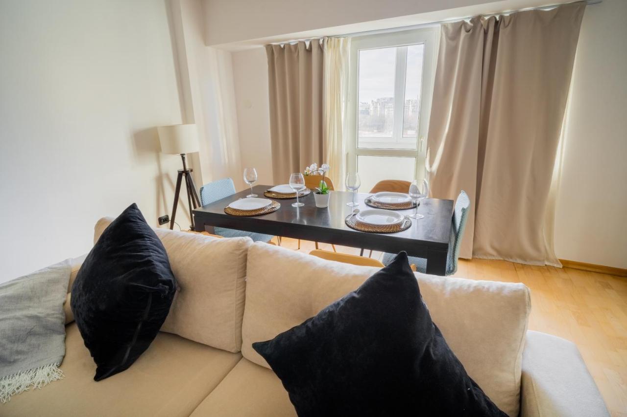 Apartment Center With Skyline View