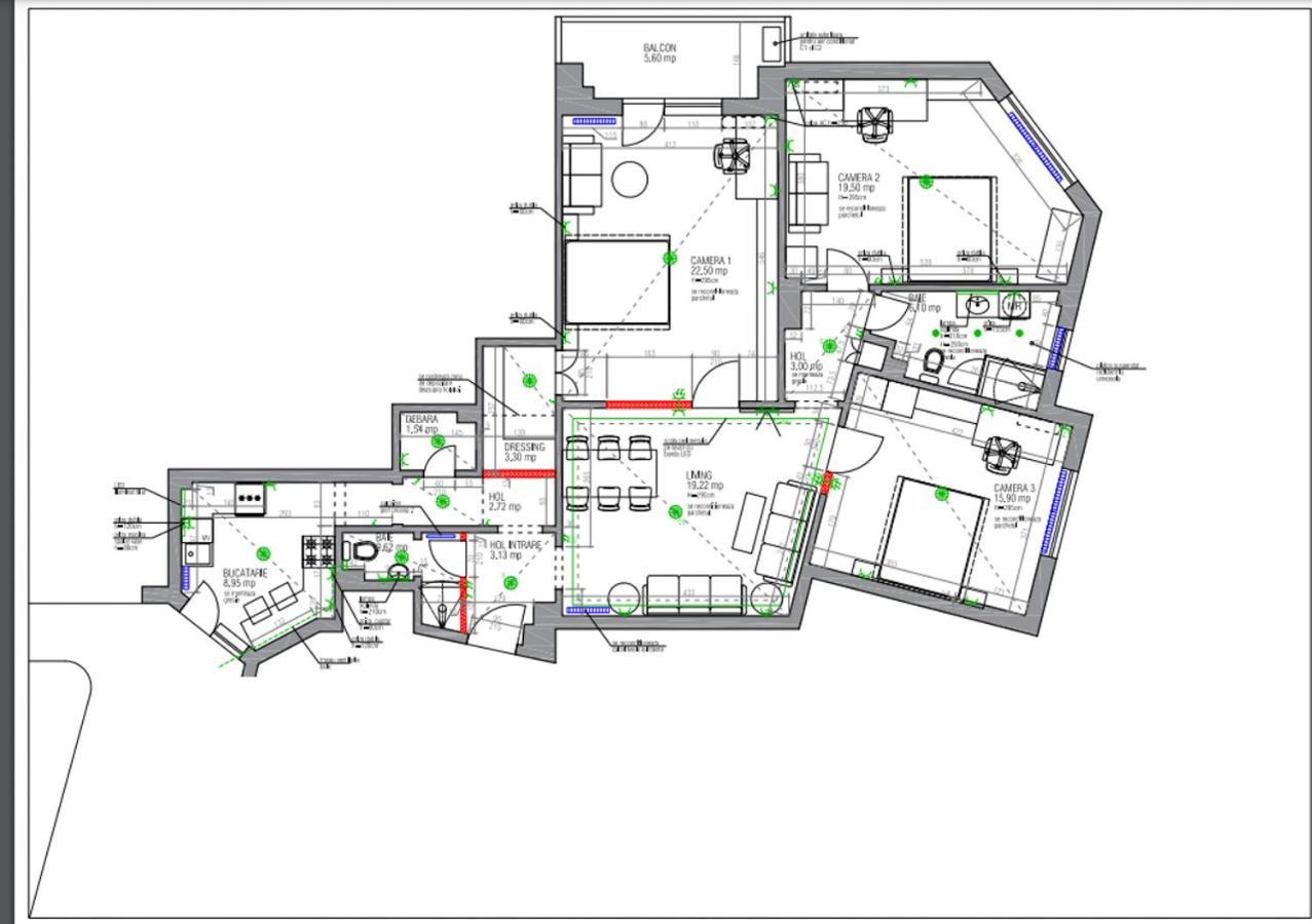 Full Service Super-central 3br & Balcony By Bucharent *