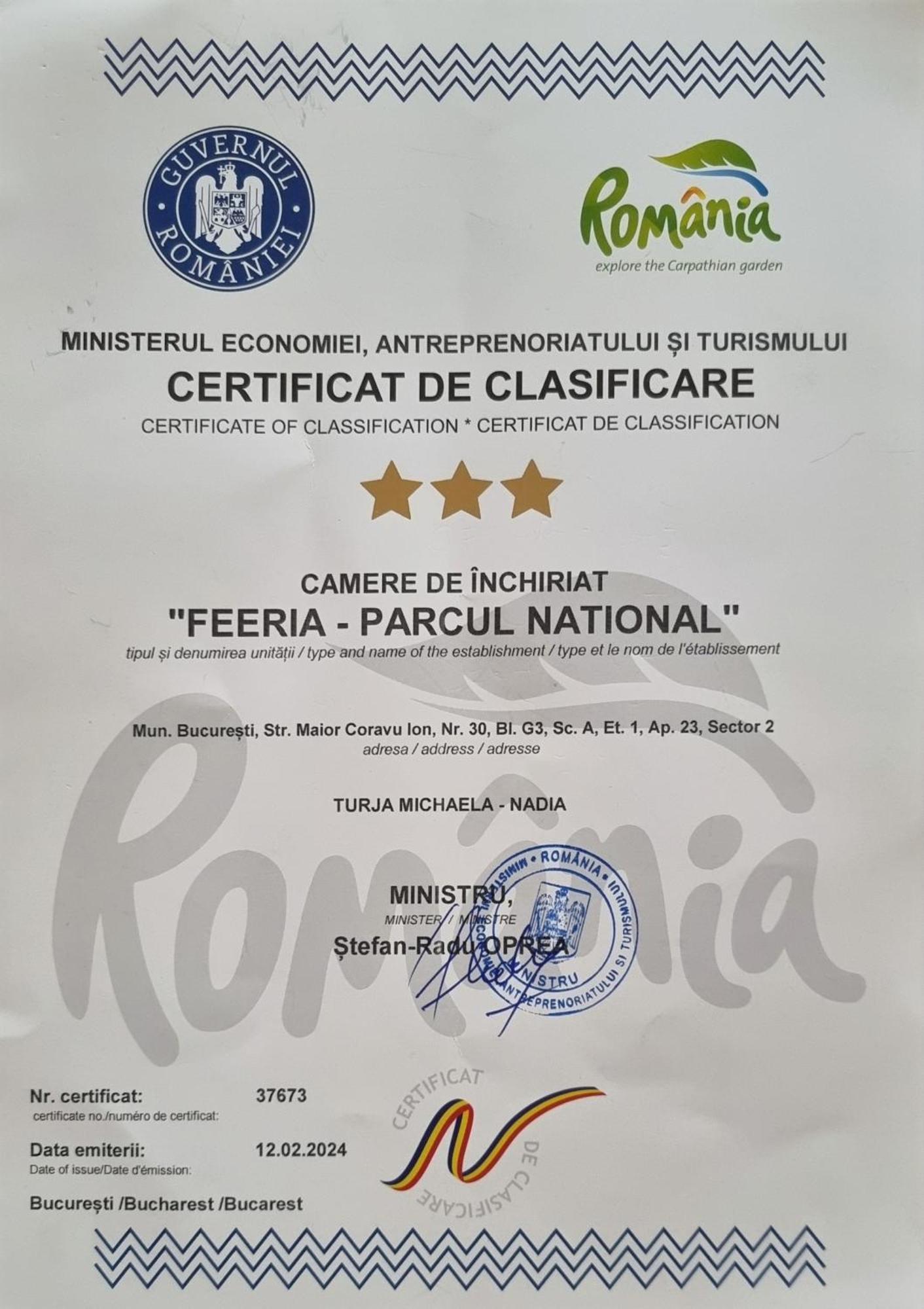 Apartamento Feeria - Parcul National