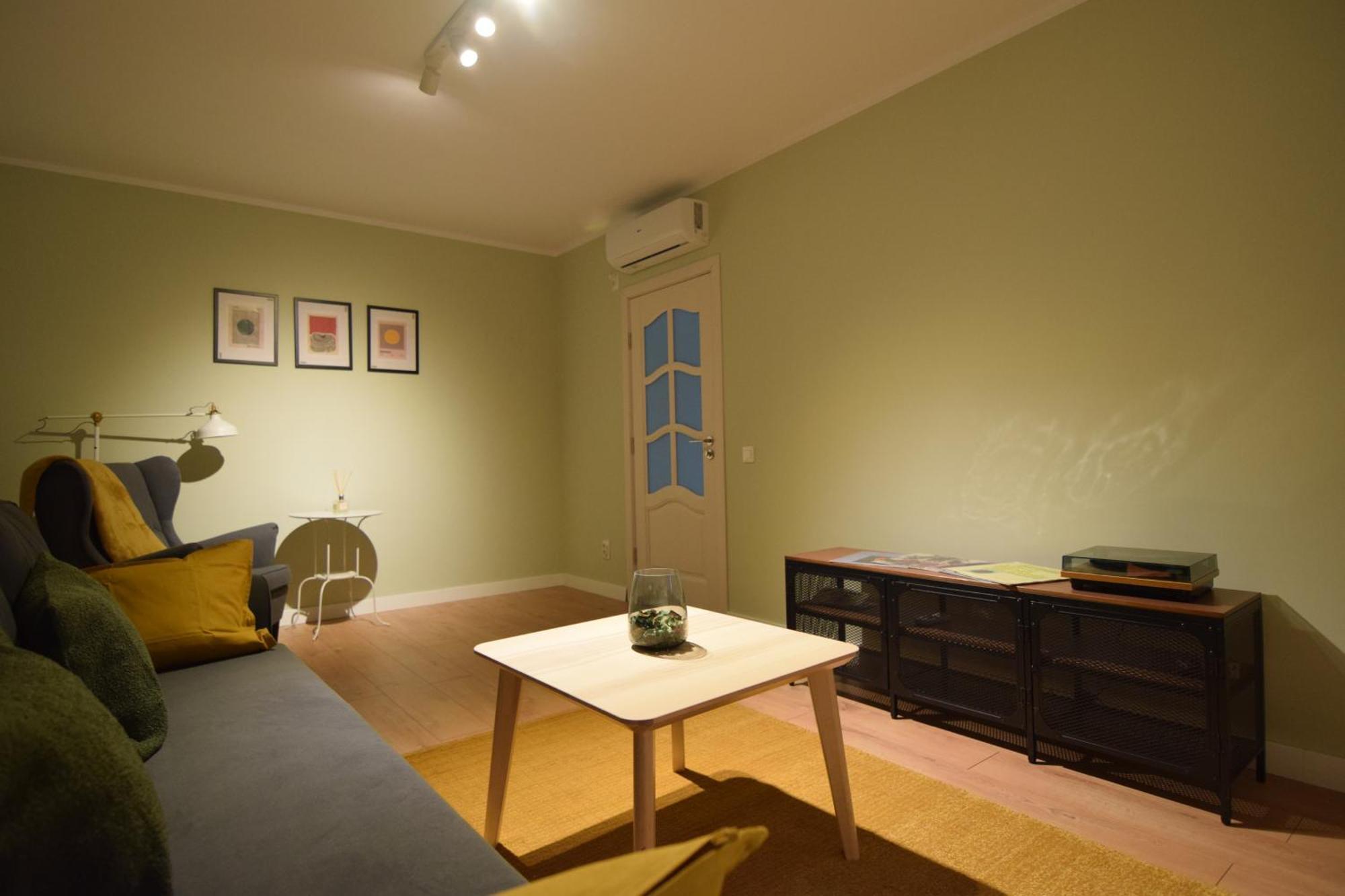 Apartment Stylish With Video Projector