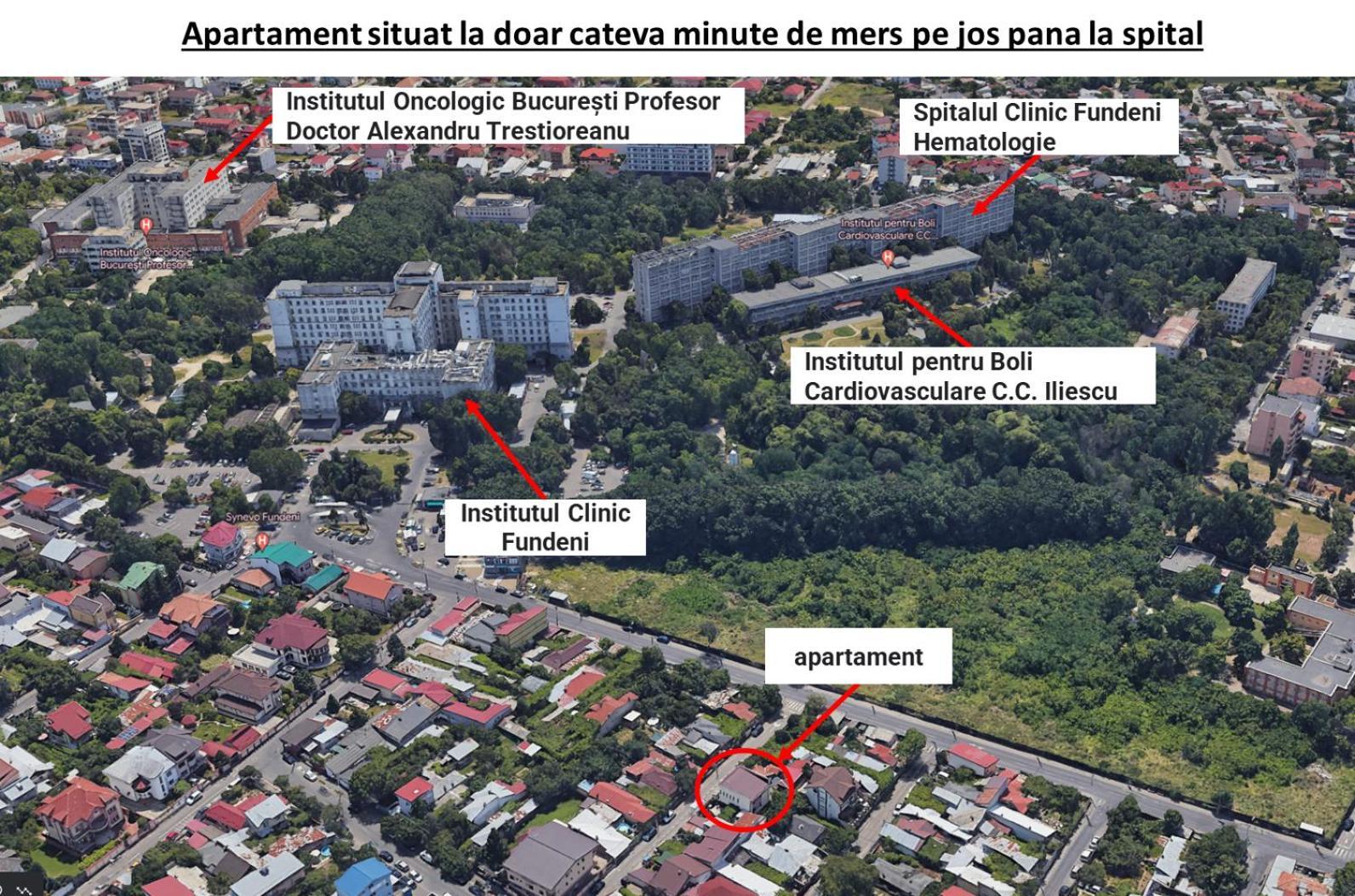 Apartament Bliss Nest - Cazare Spital Fundeni *