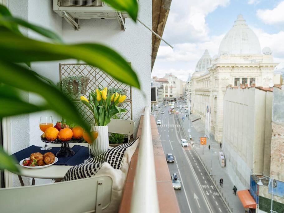 Amazing View Calea Victoriei Old Apartment