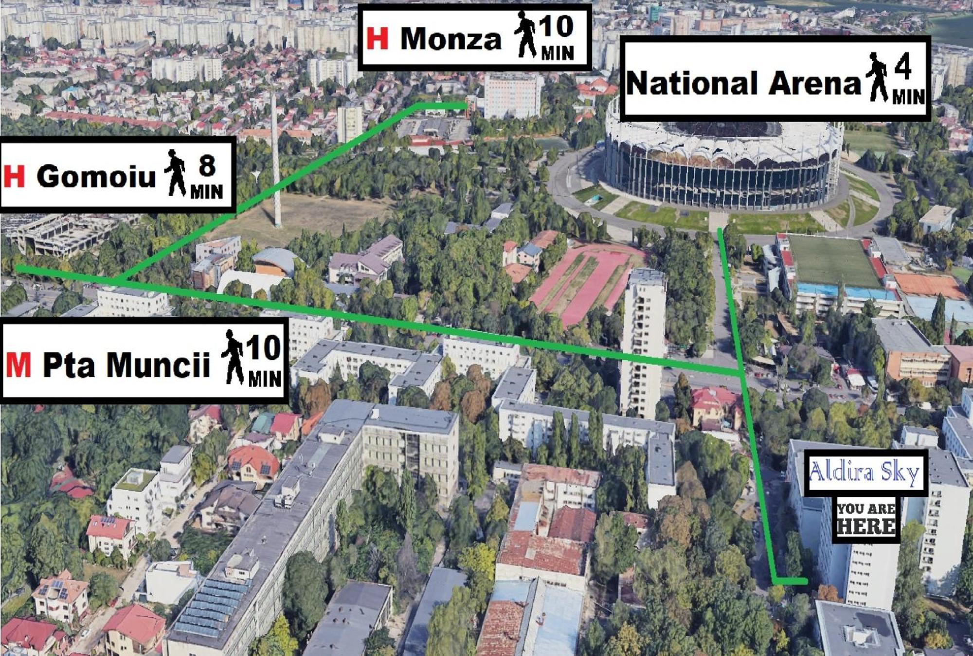 Aldira Sky Arena Nationala Apartment