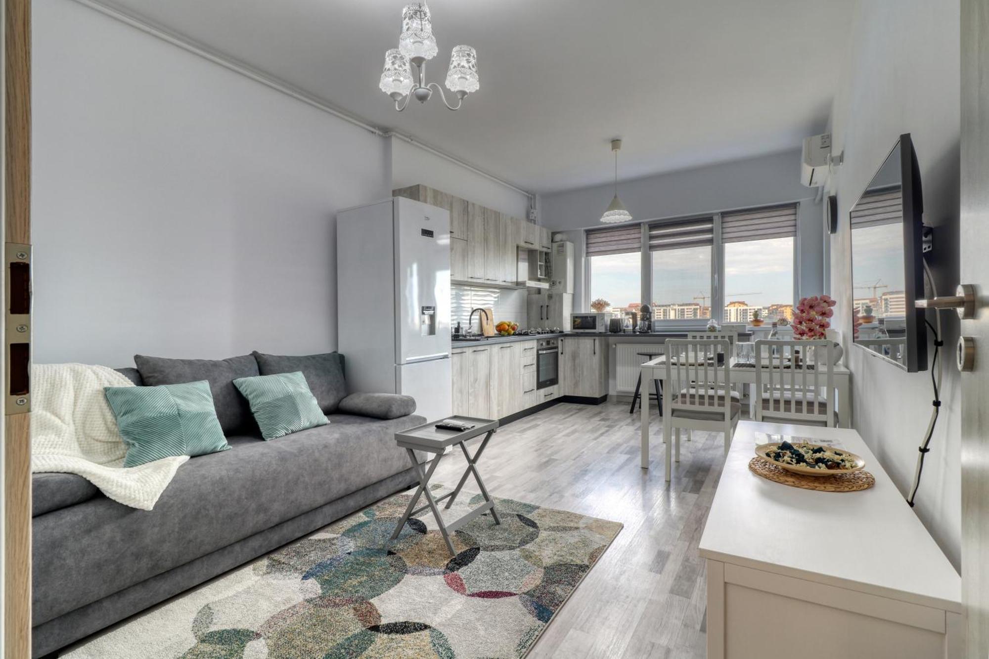 Homie Gray - Private Parking - Self Check-in Apartment Bucharest