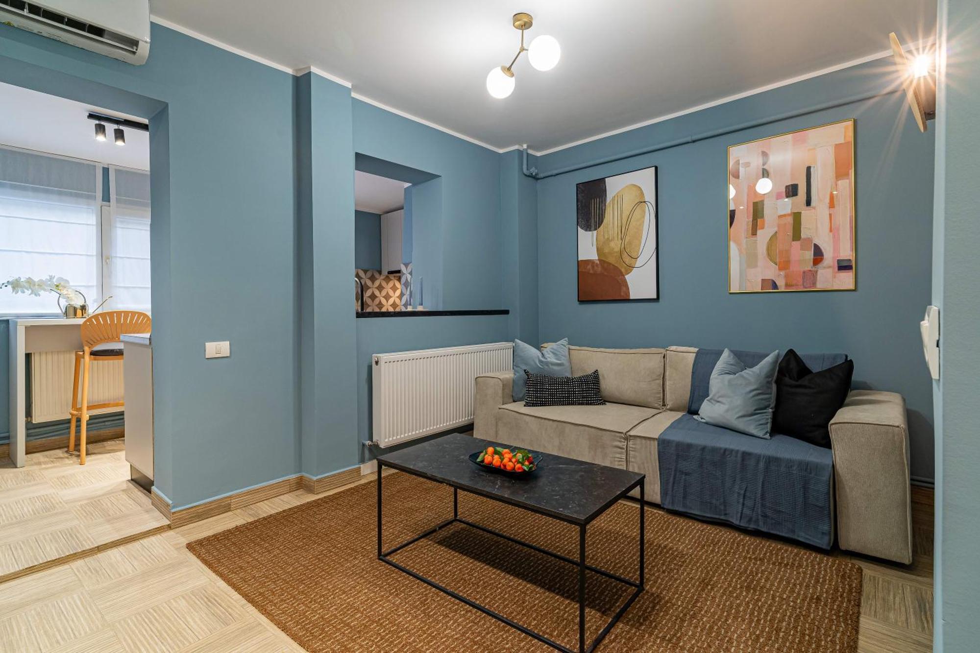 Celestial Azure - Tranquil 1br In Piata Universitatii