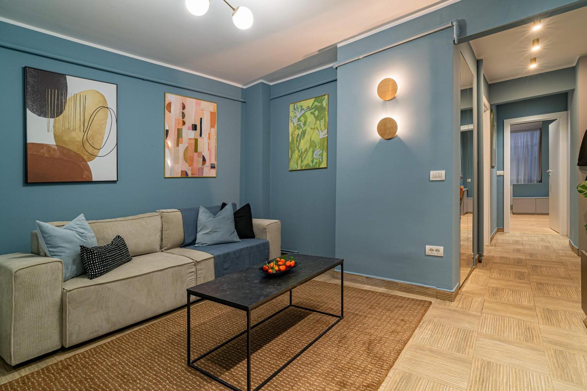 Celestial Azure - Tranquil 1br In Piata Universitatii
