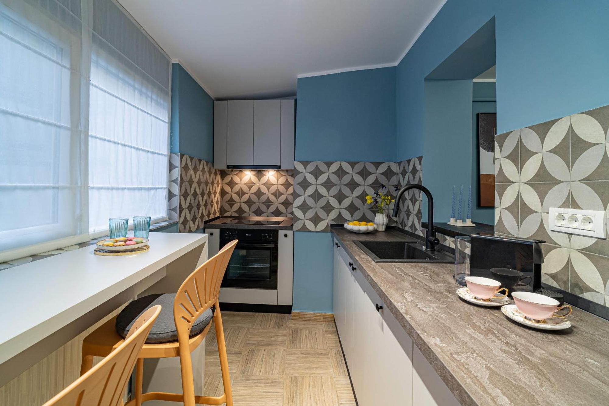 Celestial Azure - Tranquil 1br In Piata Universitatii Bucareste