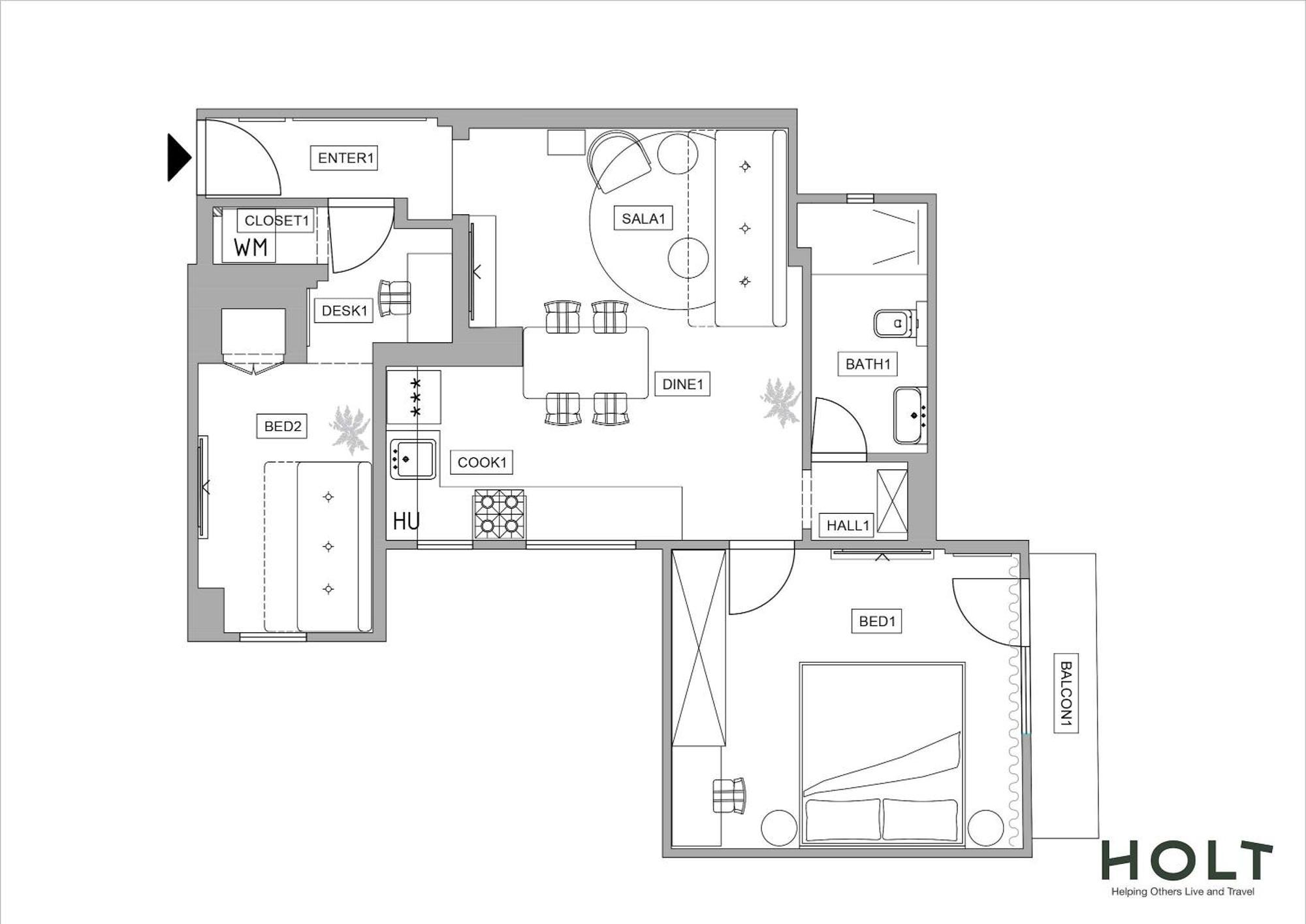 Chic Black & White 2br Retreat On Dambovitei Apartamento