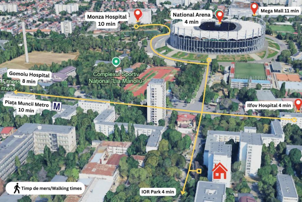 Premium Next To National Arena & Park Apartamento