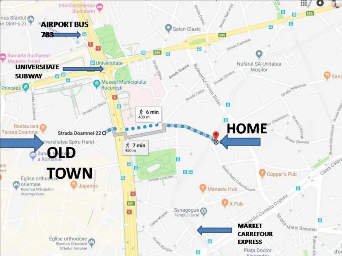 Spacious Deluxe Old Town-free Parking * Bucharest