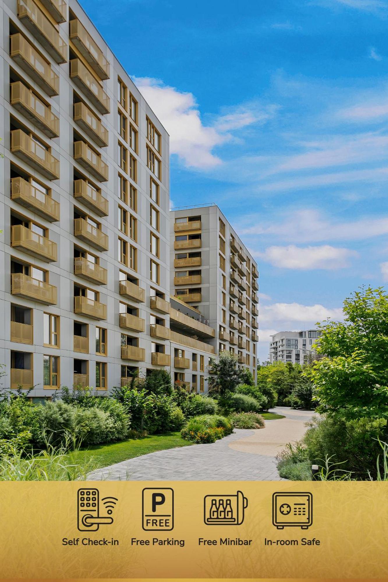 Apartament Mido Aviatie Park With Private Parking & Self Check-in *