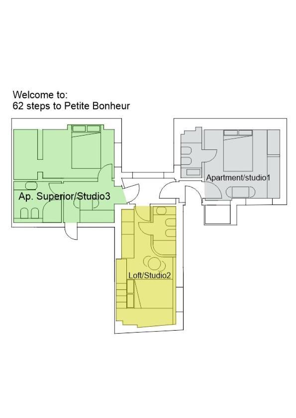 Apartamento 62 Steps To Petit Bonheur