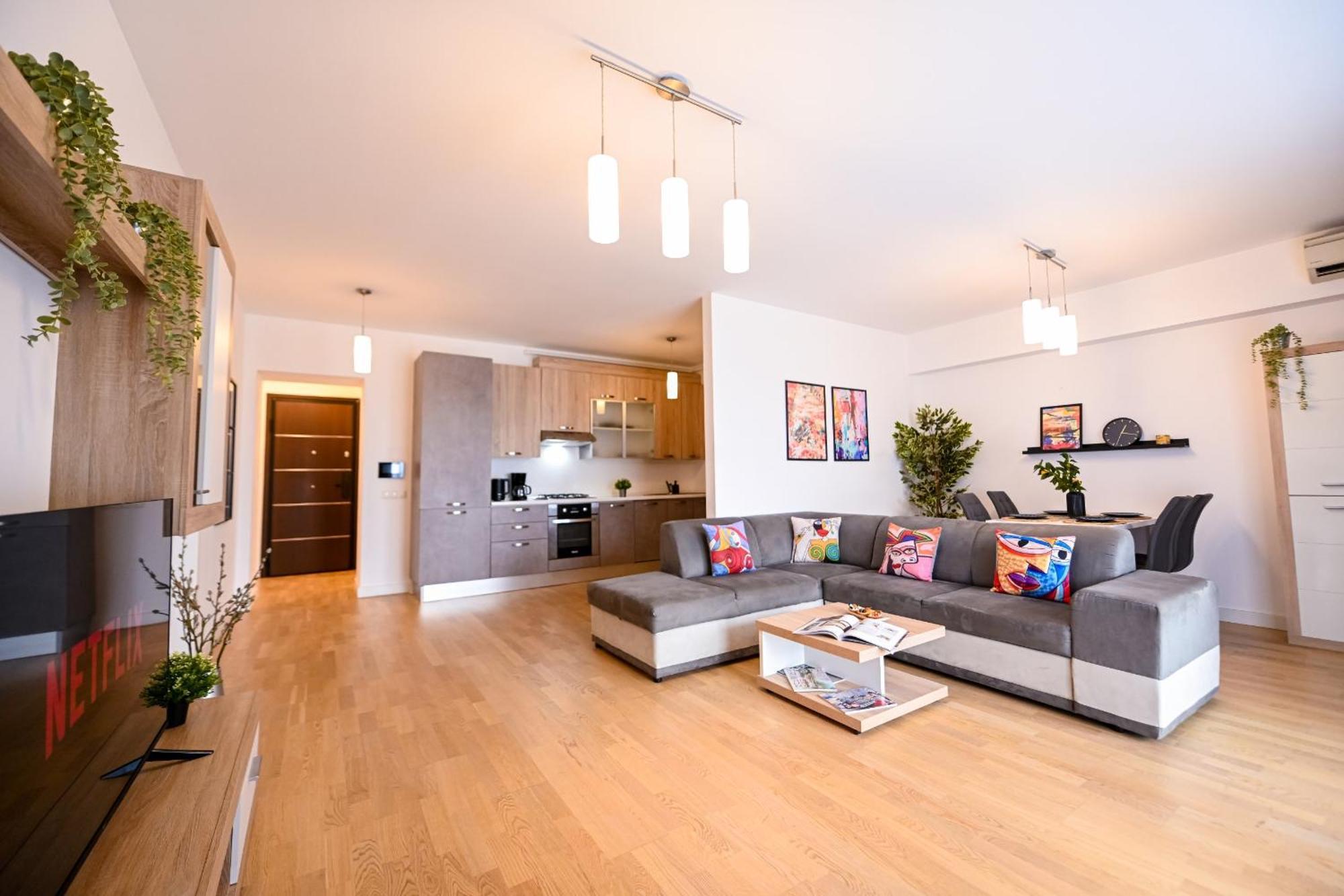 Amazing - Modern 1br With Balcony In Aviatiei Apartamento