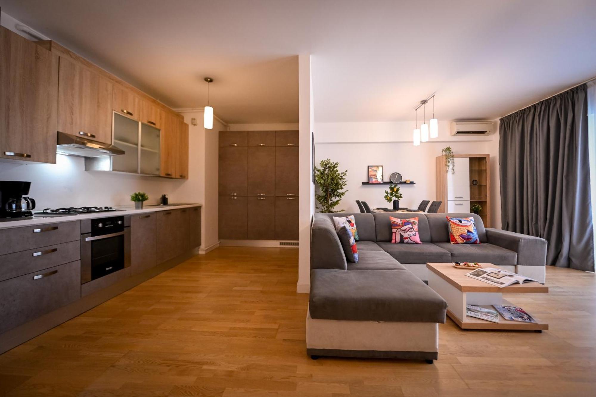 Amazing - Modern 1br With Balcony In Aviatiei Apartamento