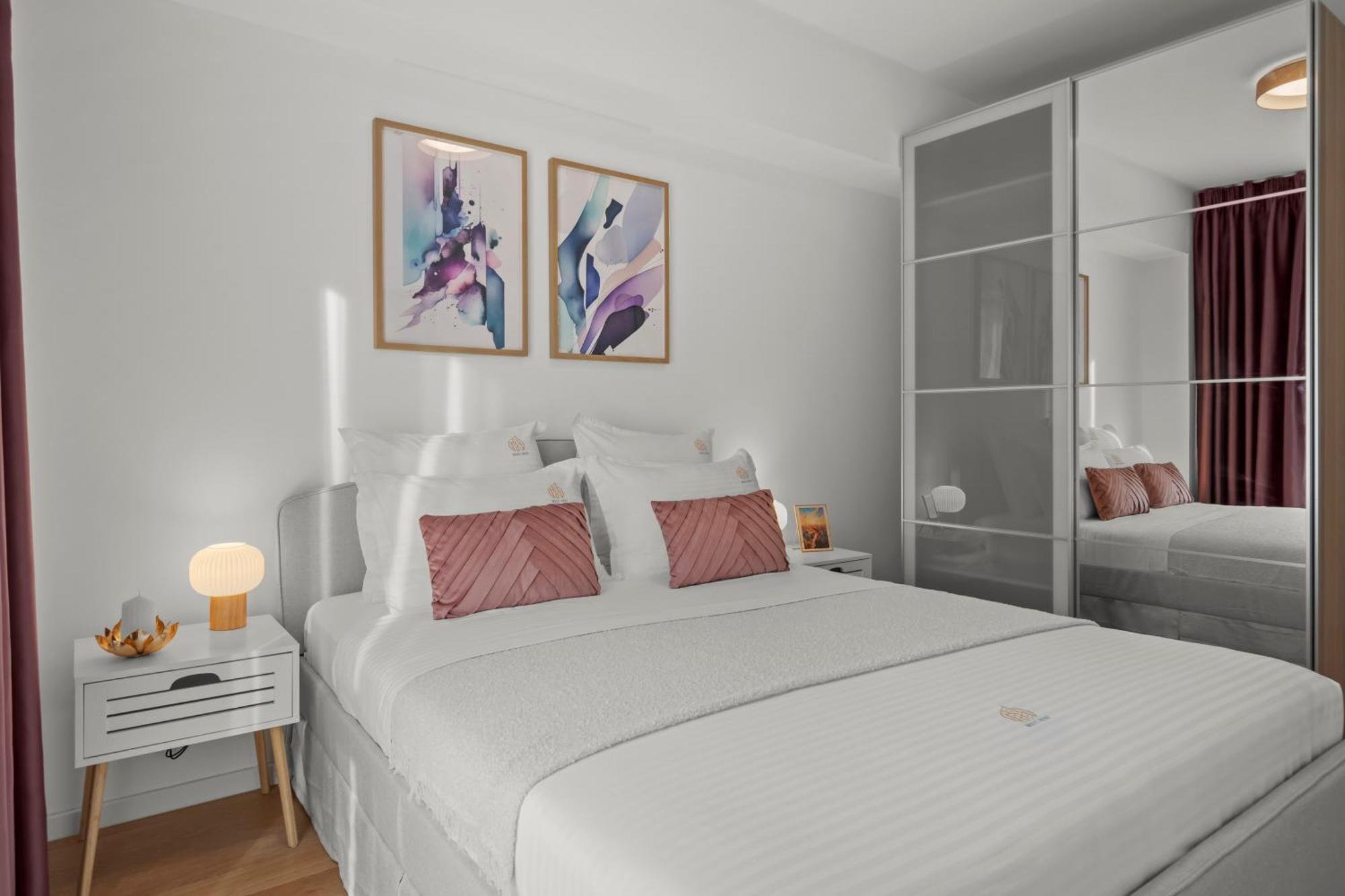 Mido Duo In New Building With Parking, Self Check-in And Security Apartment *