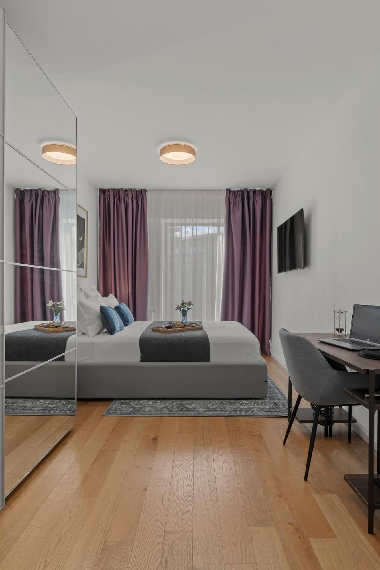 Mido Duo In New Building With Parking, Self Check-in And Security Apartment *