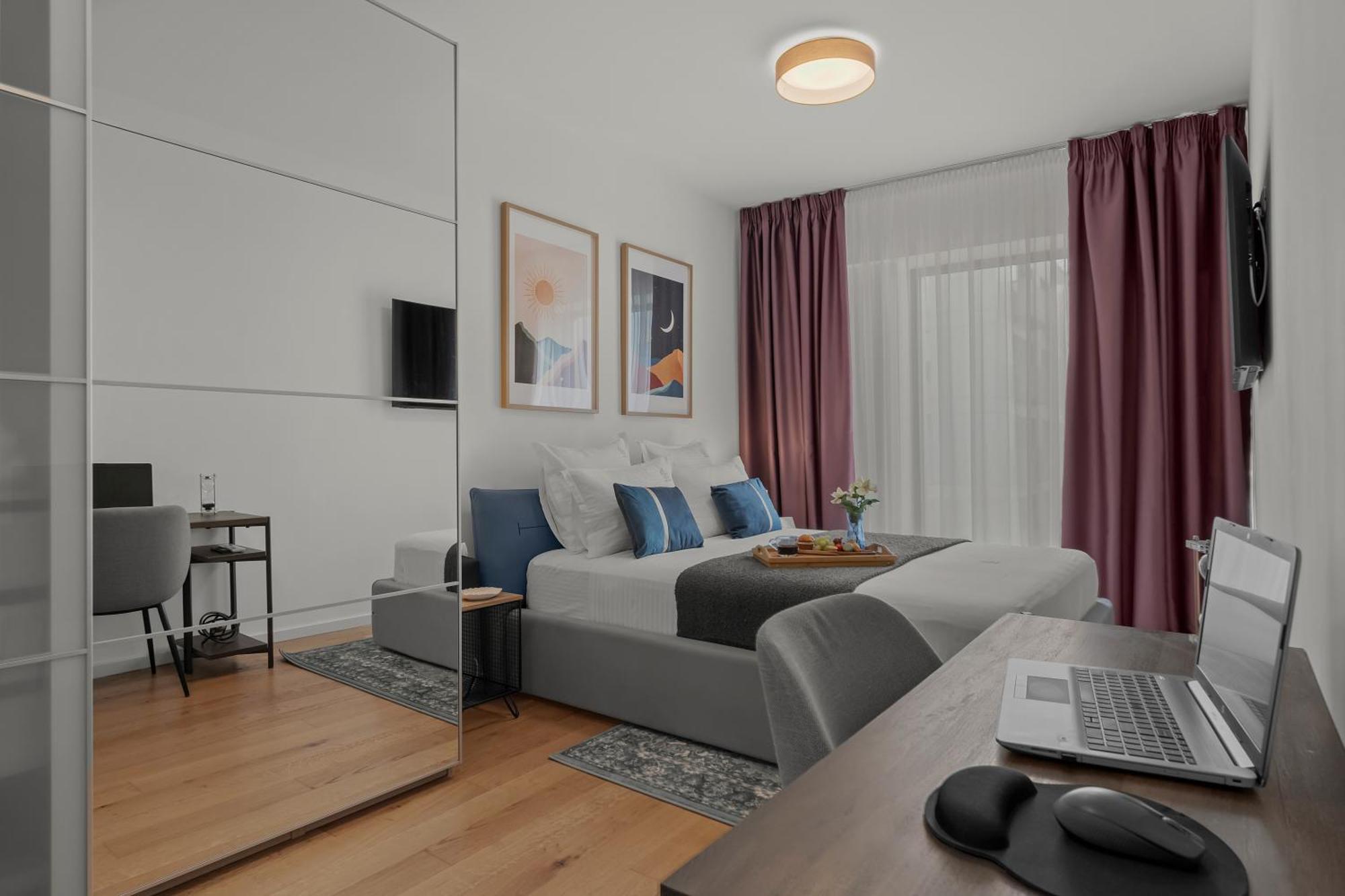 Mido Duo In New Building With Parking, Self Check-in And Security Bucharest
