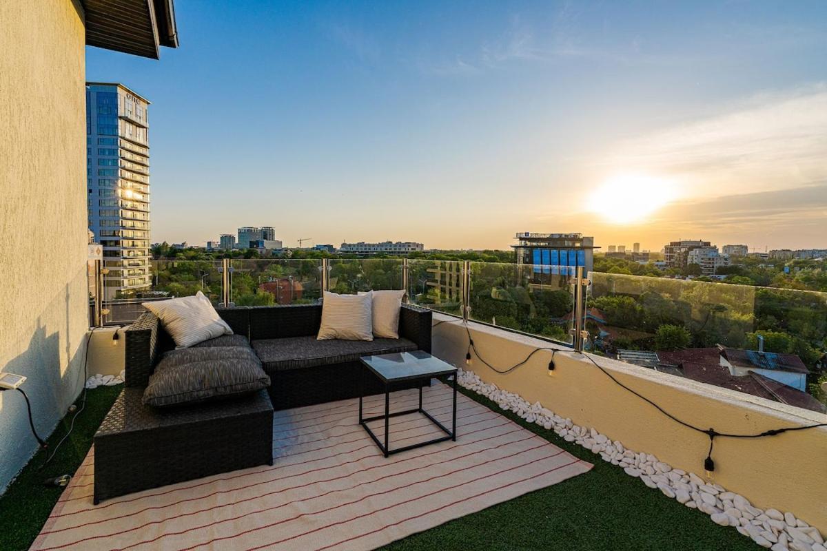 Apartamento Downtown Floreasca Penthouse With Jacuzzi&sauna Bucareste