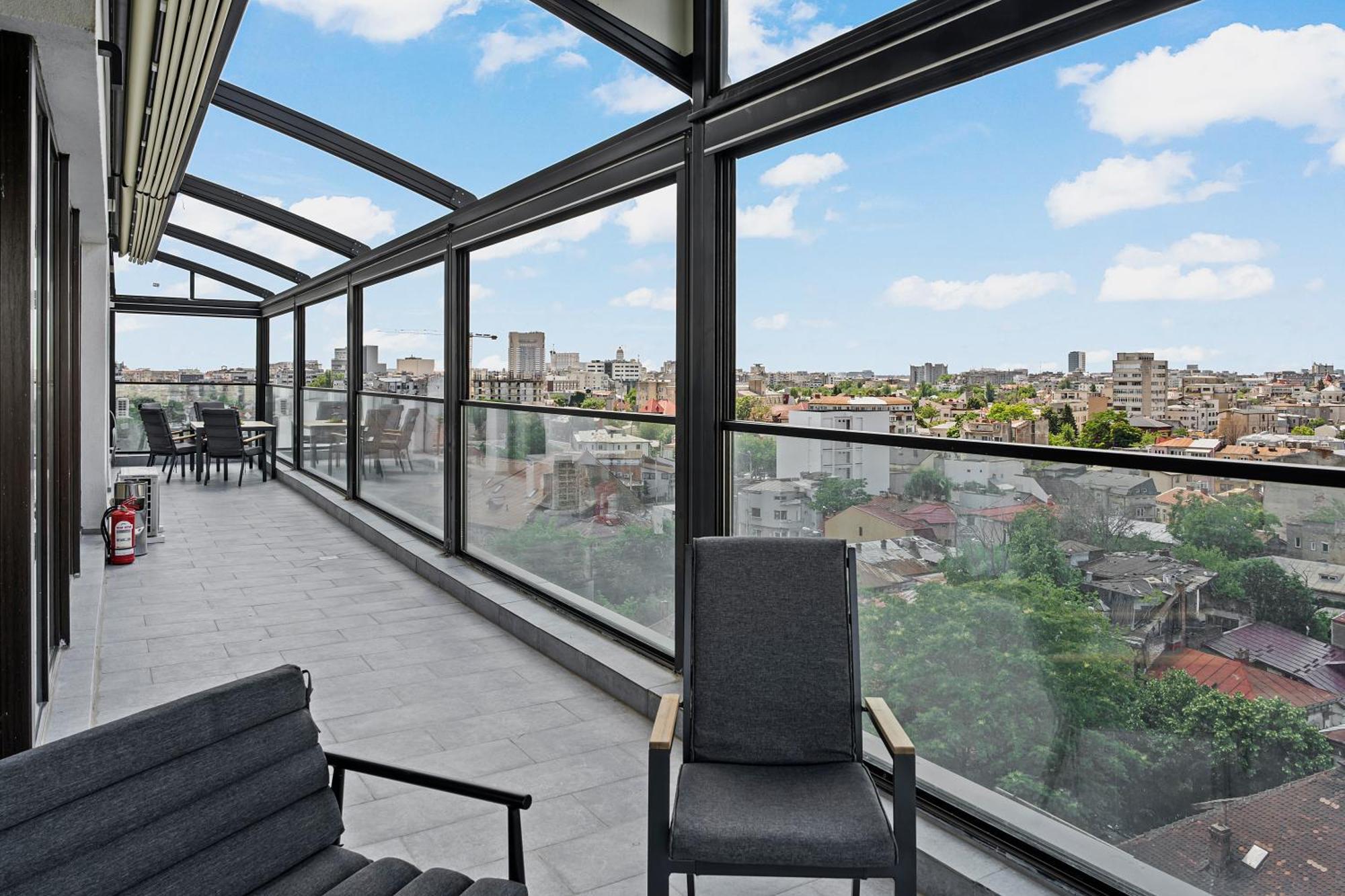 Apartamento Crown Penthouse - Luxurious, & Vista Bucareste